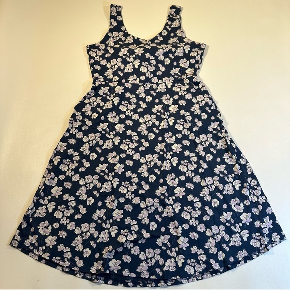 Pact Floral Blue Dress - Picture 7 of 14